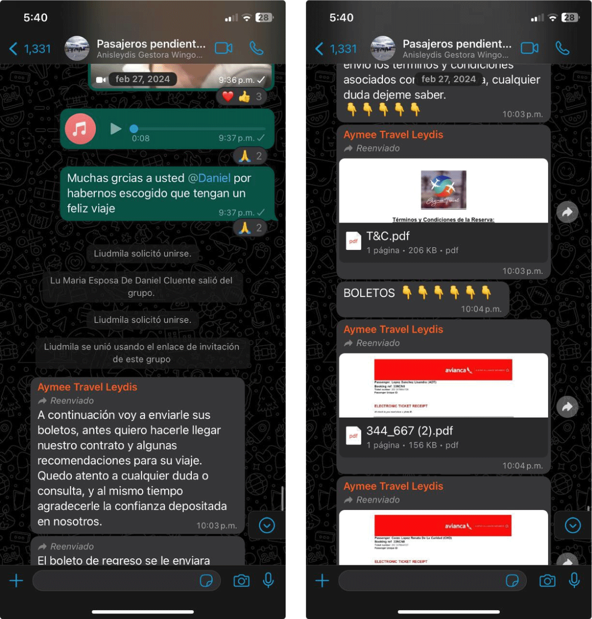 Agencia Aymee Travels aclara señalamientos sin fundamentos ni pruebas a situación relacionada con líneas aéreas Avianca y Wingo